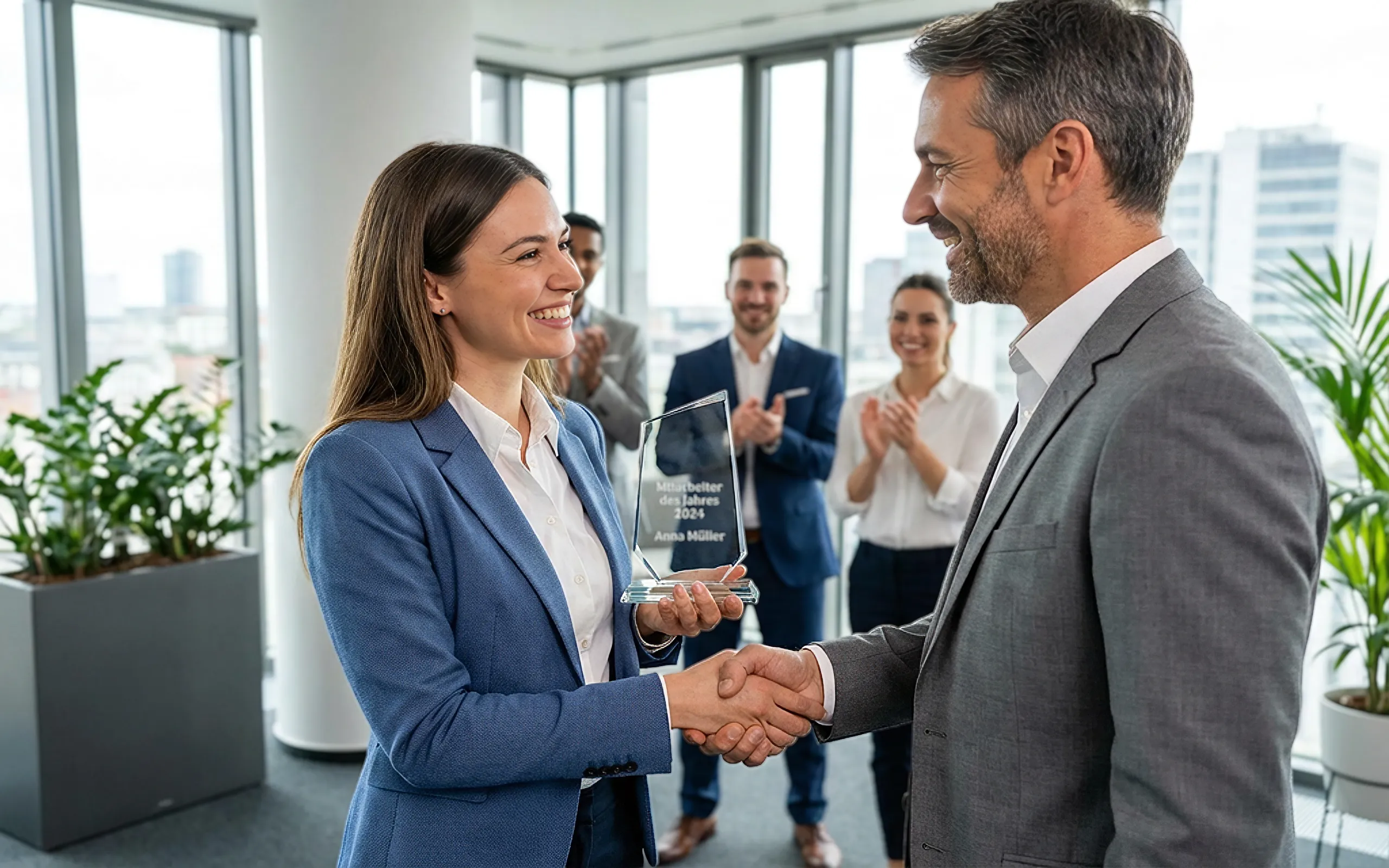 Glasawards aus Kristallglas Glasawards aus Kristallglas